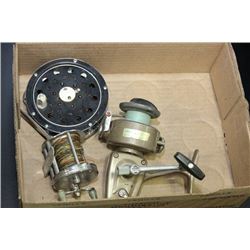 3 VINTAGE FISHING REELS