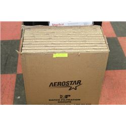 CASE OF 12 FURNACE FILTERS SIZE 20 X 20 X1