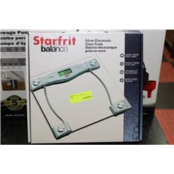 STAR FRIT SILVER ELECTRONIC GLASS SCALE