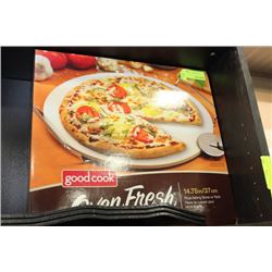 GOOD COOK OVEN FRESH PIZZA BAKING STONE W RACK
