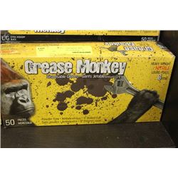 GREASE MONKEY DISPOSABLE GLOVES (50) SIZE L