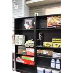 BROWN 4 SHELF BOOKCASE AND STORAGE