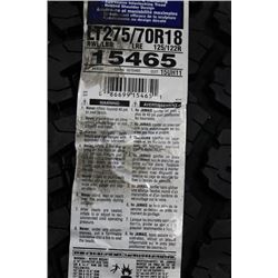 BF GOODRICH ALL TERRAIN T/A  KO  LT275/70 R18 TIRE