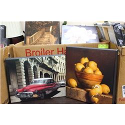 BOX OF PRINTS ON CANVAS - ON CHOICE