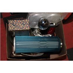 BOX OF ASSORTED HOUSEHOLD