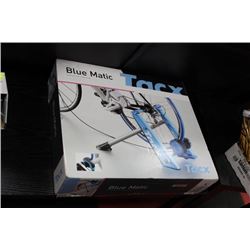 BLUE MATIC TACX CYCLETRAINER WITH TENSION LEVER