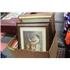 Image 1 : BOX OF CLASSIC FRAMED PRINTS