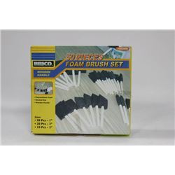 50 PC FOAM BRUSH SET