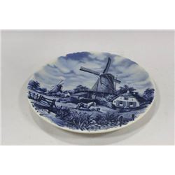 HOLLAND DELFT-BLAUN HAND CRAFTED PLATE