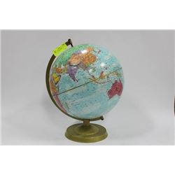 LARGE VINTAGE GLOBE