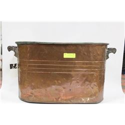 SMP COLLECTIBLE COPPER TUB