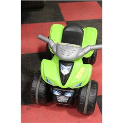 GREEN KIDS FOOT QUAD