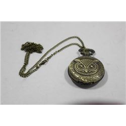 OWL POCKET WATCH