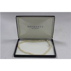 PEARL NECK NECKLACE .925 SILVER