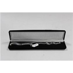 .925 STERLING SILVER CHAINLINK NECKLACE 18"