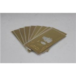 23K GOLD FOIL ANTGUA&BARUDA $50 BANKNOTE