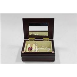BOX OF JEWELLERY WITH INDIAN JEWELLERY