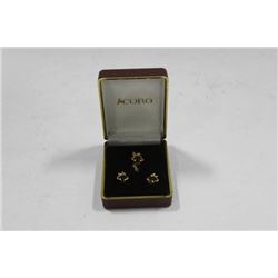 .925 SILVER GARNET SET