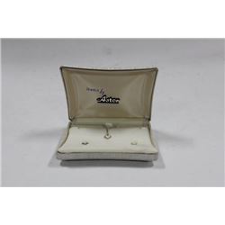 SILVER LADIES NECKLACE & EARRINGS SET