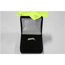 10K STAMPED YELLOW GOLD LADIES RING - SIZE 6.5