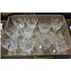 Image 1 : TRAY W/ 10 PINWHEEL GLASSES