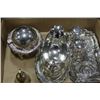 Image 1 : TRAY W/ SILVER PLATED DISHES