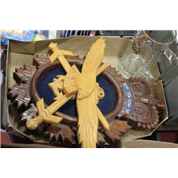 CUSTOM WOOD AIR FORCE PLAQUE WITH MUG