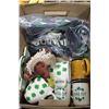Image 1 : BOX OF ST. PATRICK DAY ITEMS: JERSEY, FIGURINES,