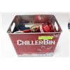 Image 1 : CANADIAN CHILLER TIN WITH BOBBLE HEAD, BEER MUG,