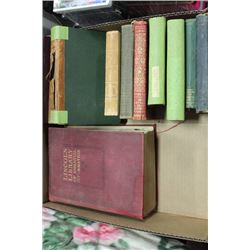 BOX WITH 12 ANTIQUE BOOKS - 1886-1930 SOME FIRST