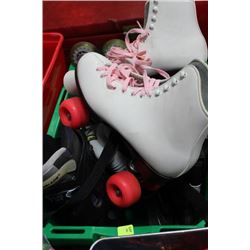 BOX 3 PAIRS ROLLER SKATES MEN'S 11, GIRLS 6, NIKE