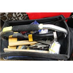 HAND CARRY MASTERCRAFT TOOL BAG & TOOLS