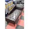 Image 4 : NEW BROWN LEATHERETTE STORAGE CHAISE LOUNGE CHAIR