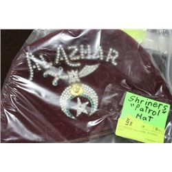 AUTHENTIC SHRINERS  "PATROL HAT"