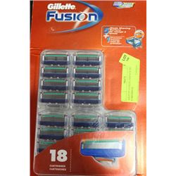 GILETTE FUSION (18)PACK SHAVERS CARTRIDGE