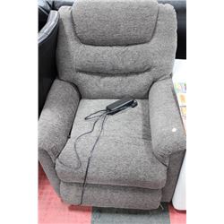 GREY POWERLIFT CHAIR AS IS