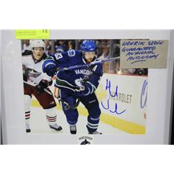 HENRIK SEDIN GUARANTEED AUTHENTIC AUTOGRAPH