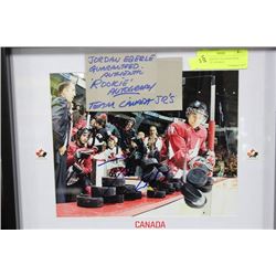 JORDAN EBERLE GUARANTEED AUTHENTIC ROOKIE