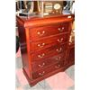 Image 2 : ROSEWOOD DRESSER W/ 5 DRAWERS PLUS 1 HIDDEN TOP