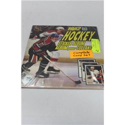 1982 COMPLETE HOCKEY STICKER ALBUM