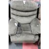 Image 1 : GREY FABRIC POWERLIFT CHAIR AS IS