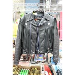 GOLDEN CROWN BY BRISTOL LEATHER BIKING JACKET