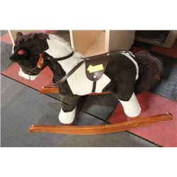 ROCKING HORSE W/ SADDLE, HORSE AND TROTTING SOUNDS