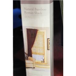 48x64" BAMBOO ROLLER BLIND, NEW