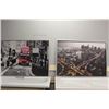 Image 1 : CITY SCAPE PICTURES X2      55"x39.5" EACH