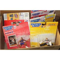 BOX 9 KENNER SPORTS FIGURINES