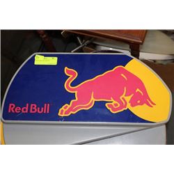 PAIR OF RED BULL SIGNS