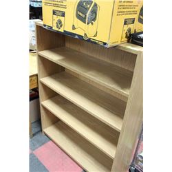 WOOD VENEER SHELF