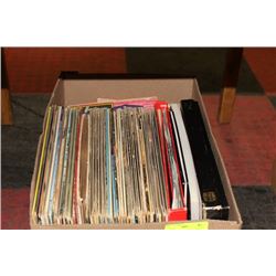 BOX OF RECORDS LP'S INCLUDES ELVIS ALBUMS AND MORE