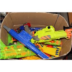 COLLECTION OF 10+ NERF GUNS WITH PLENTY OF AMMO,